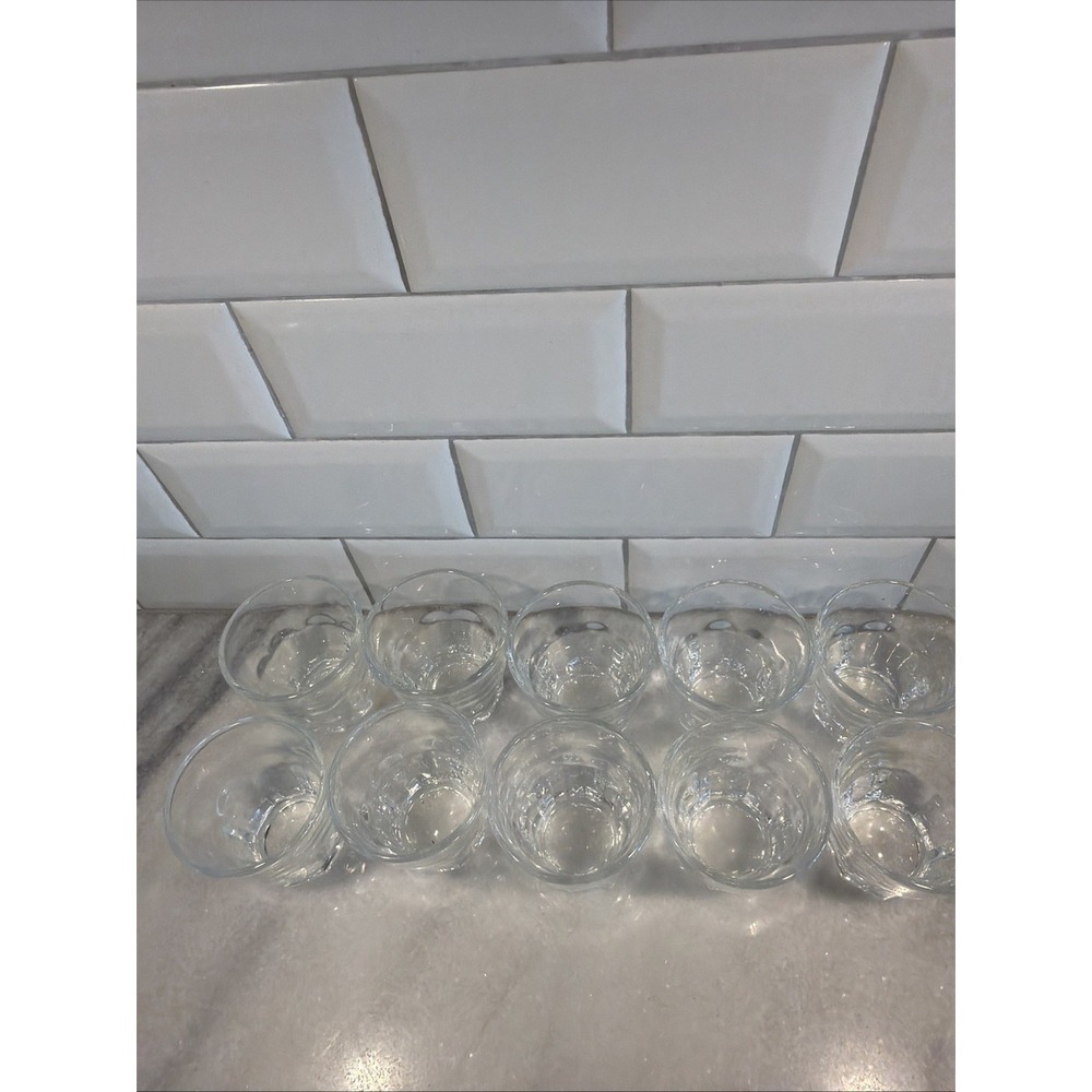 Set Of 10 Libbey DuraTuff Gibraltar Clear Juice Glasses 4.5 Oz - Picture 2 of 8